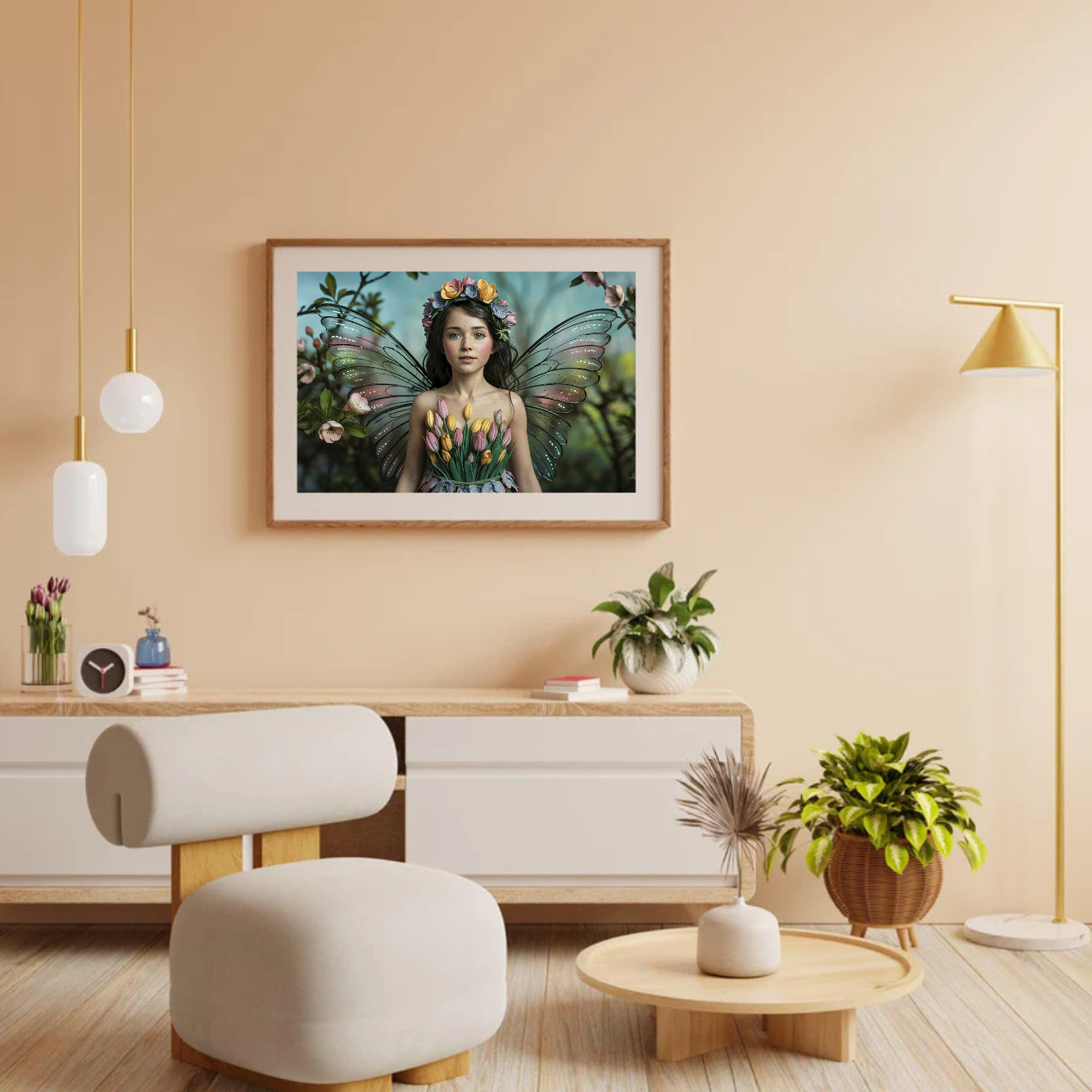 Diamantmaleri - Skovens fe