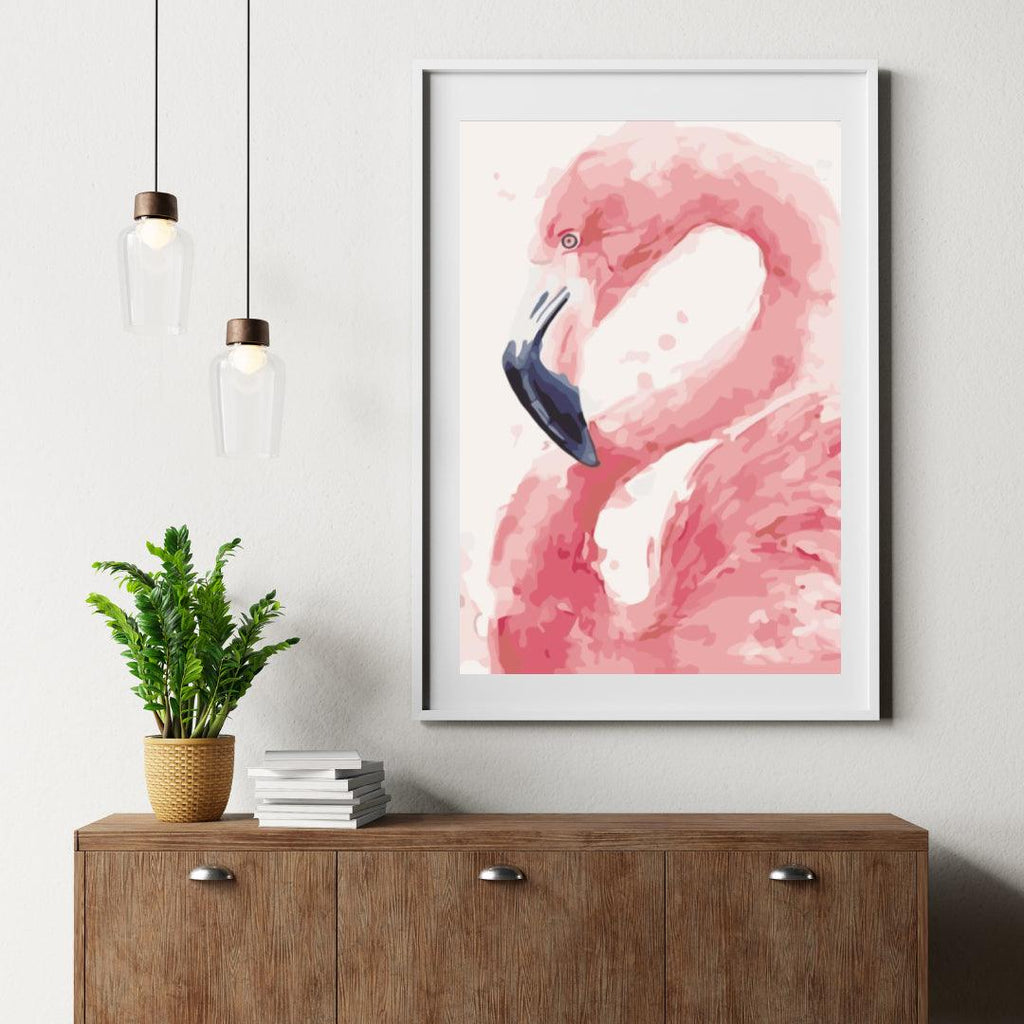 Diamantmaleri - Flamingo - SEOS®