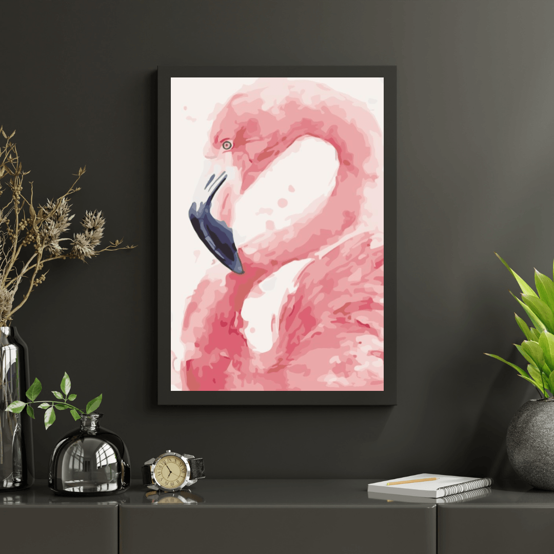 Diamantmaleri - Flamingo - SEOS®