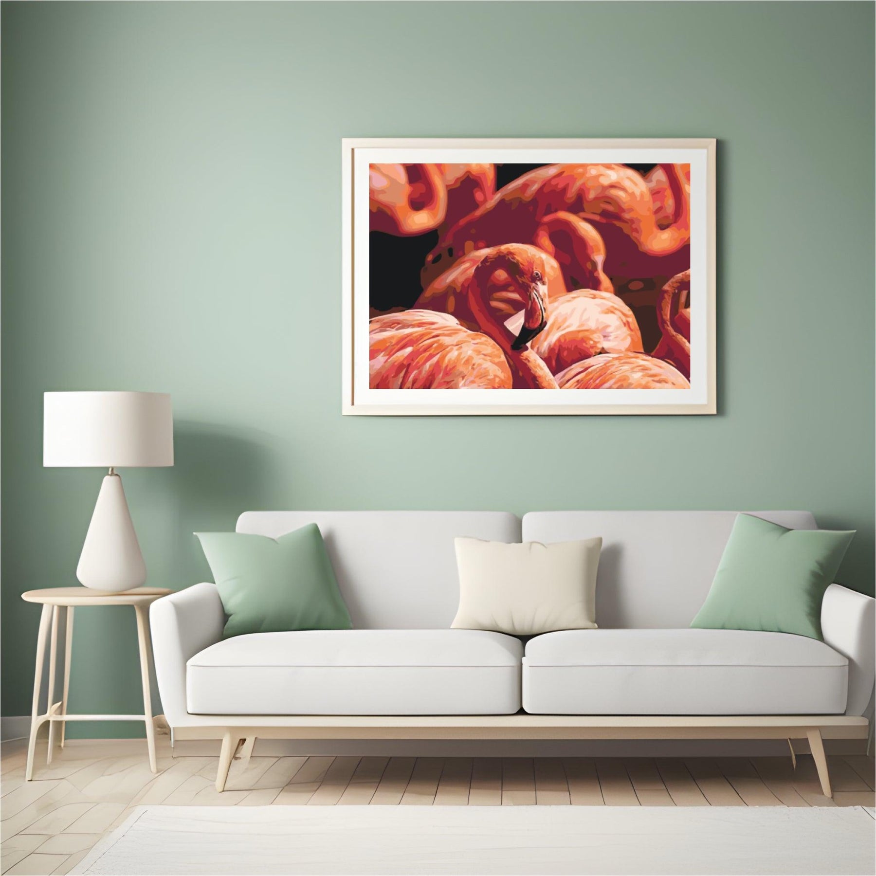Diamantmaleri - Flamingoer 2 - SEOS®