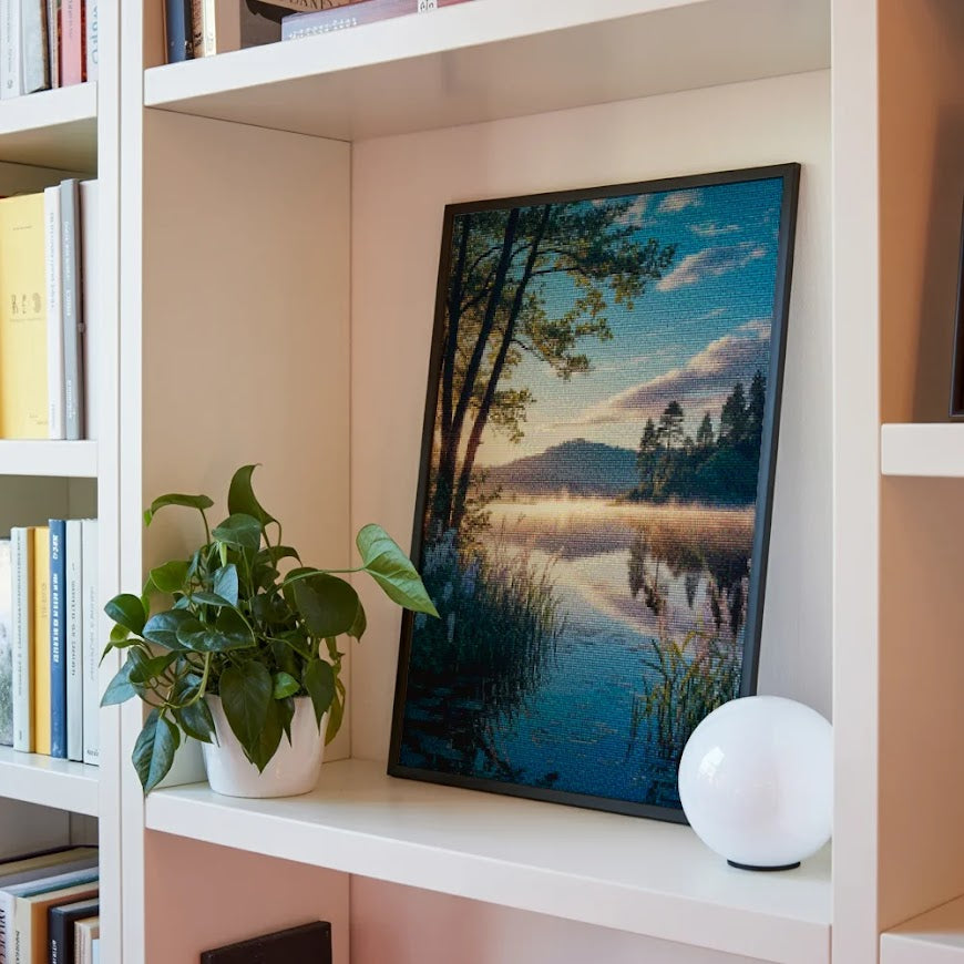 Diamantmaleri - Morgensøens hvisken