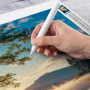 Diamantmaleri - Morgensøens hvisken