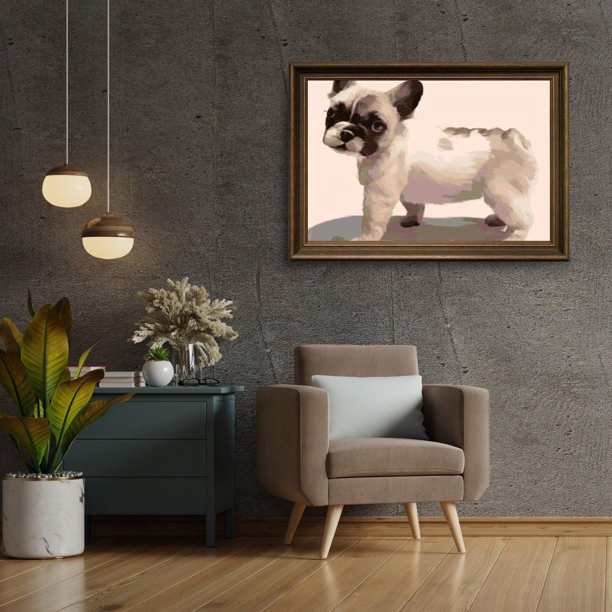 Diamantmaleri - Fransk Bulldog - SEOS®