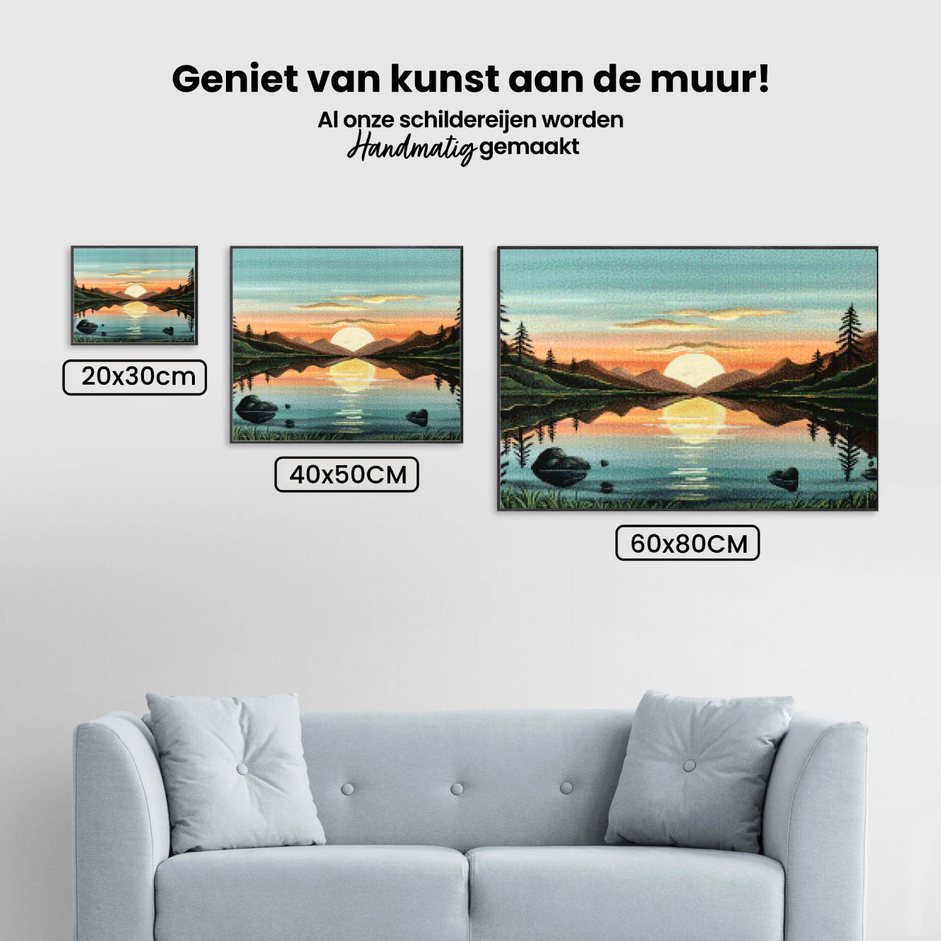 Diamantmaleri - Gylden refleksion