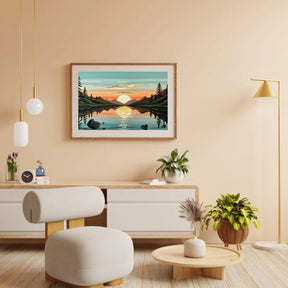 Diamantmaleri - Gylden refleksion