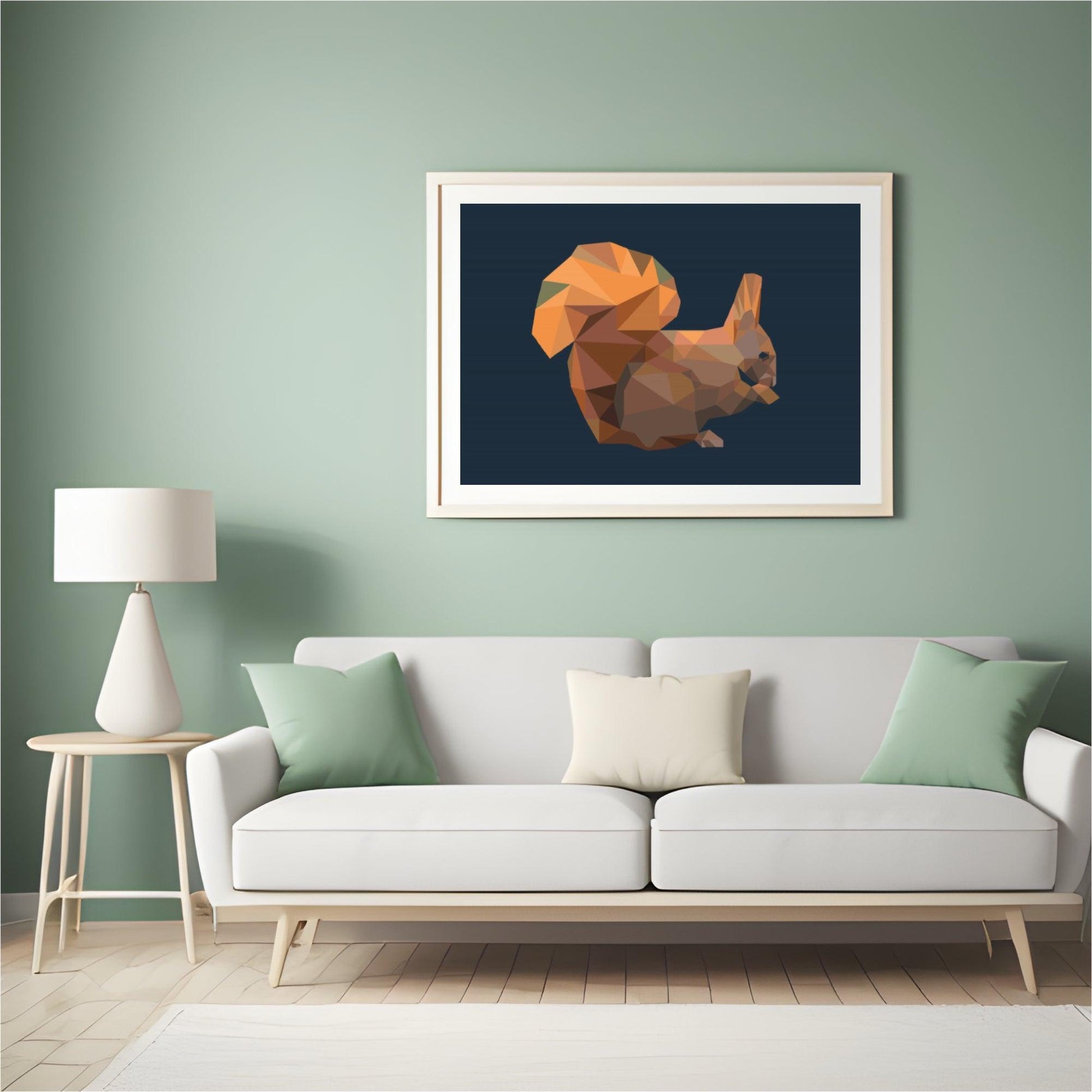 Diamantmaleri - Grafisk egern - SEOS Shop ®