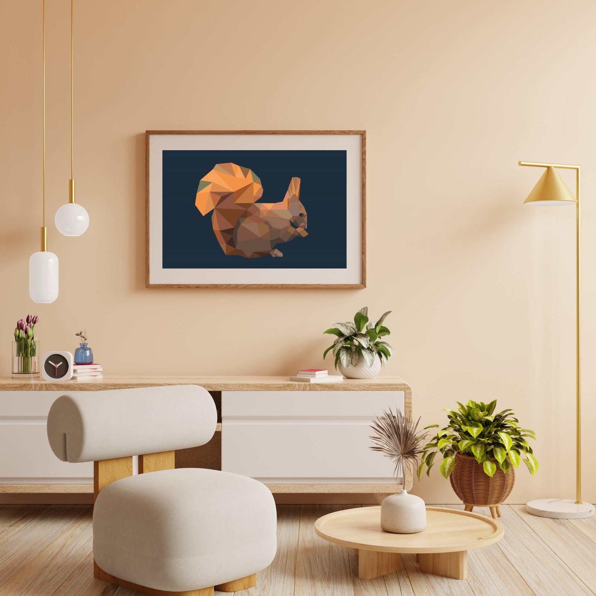 Diamantmaleri - Grafisk egern - SEOS Shop ®