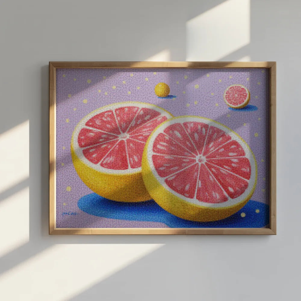 Diamantmaleri - Grapefrugtdagdrøm