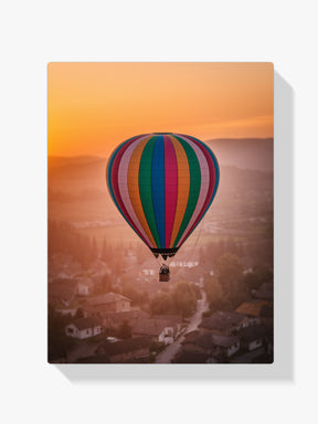 Diamantmaleri - Finurlige varmluftsballoner over en landsby