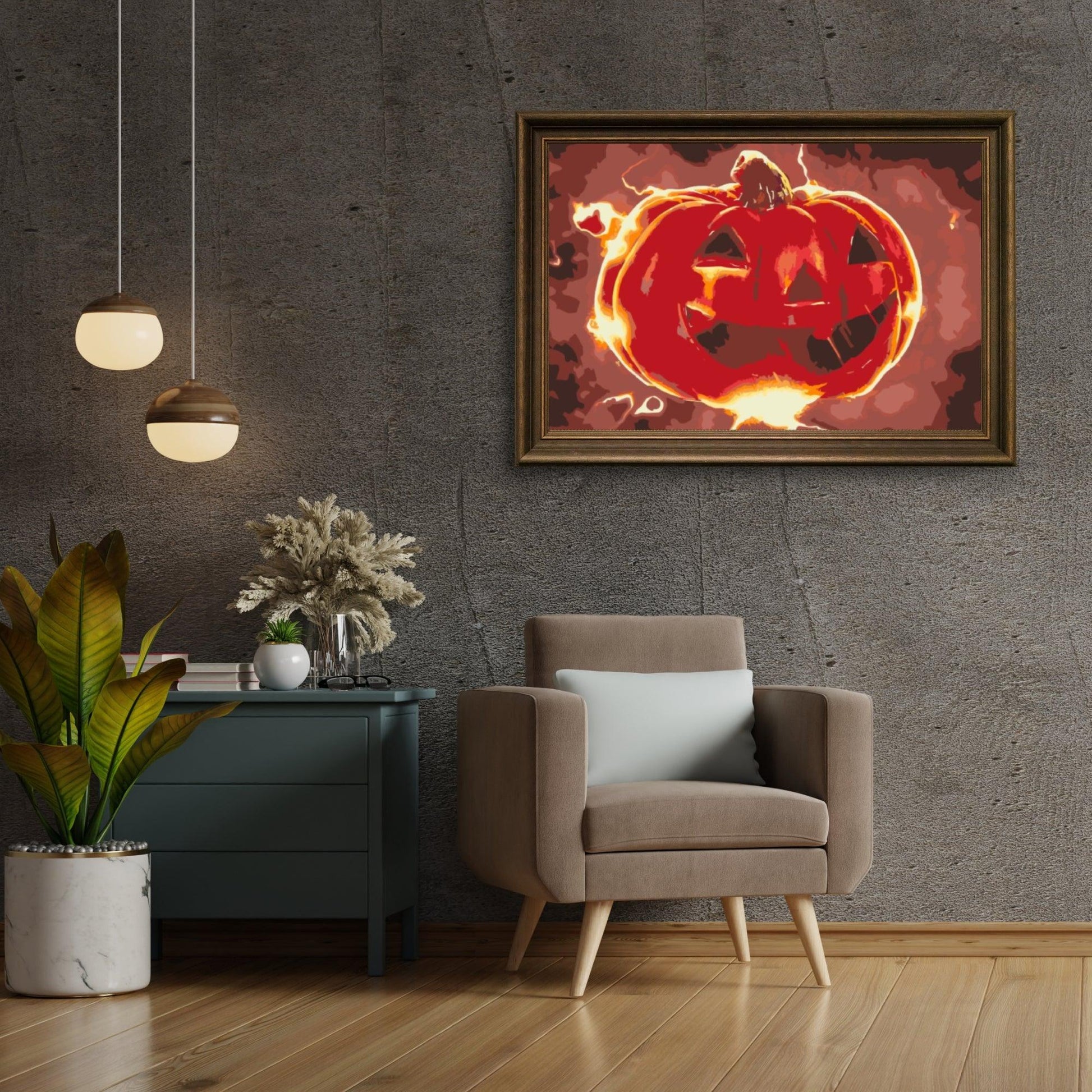 Diamantmaleri - Halloween Græskar - SEOS Shop ®