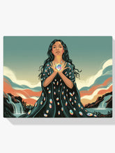 Diamantmaleri - Hjerte i hendes hænder