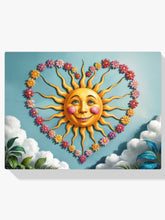 Diamantmaleri - Hjerte af solskin