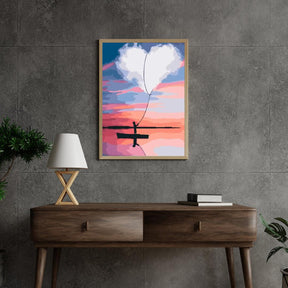 Diamantmaleri - Hjerte på en båd - SEOS Shop ®