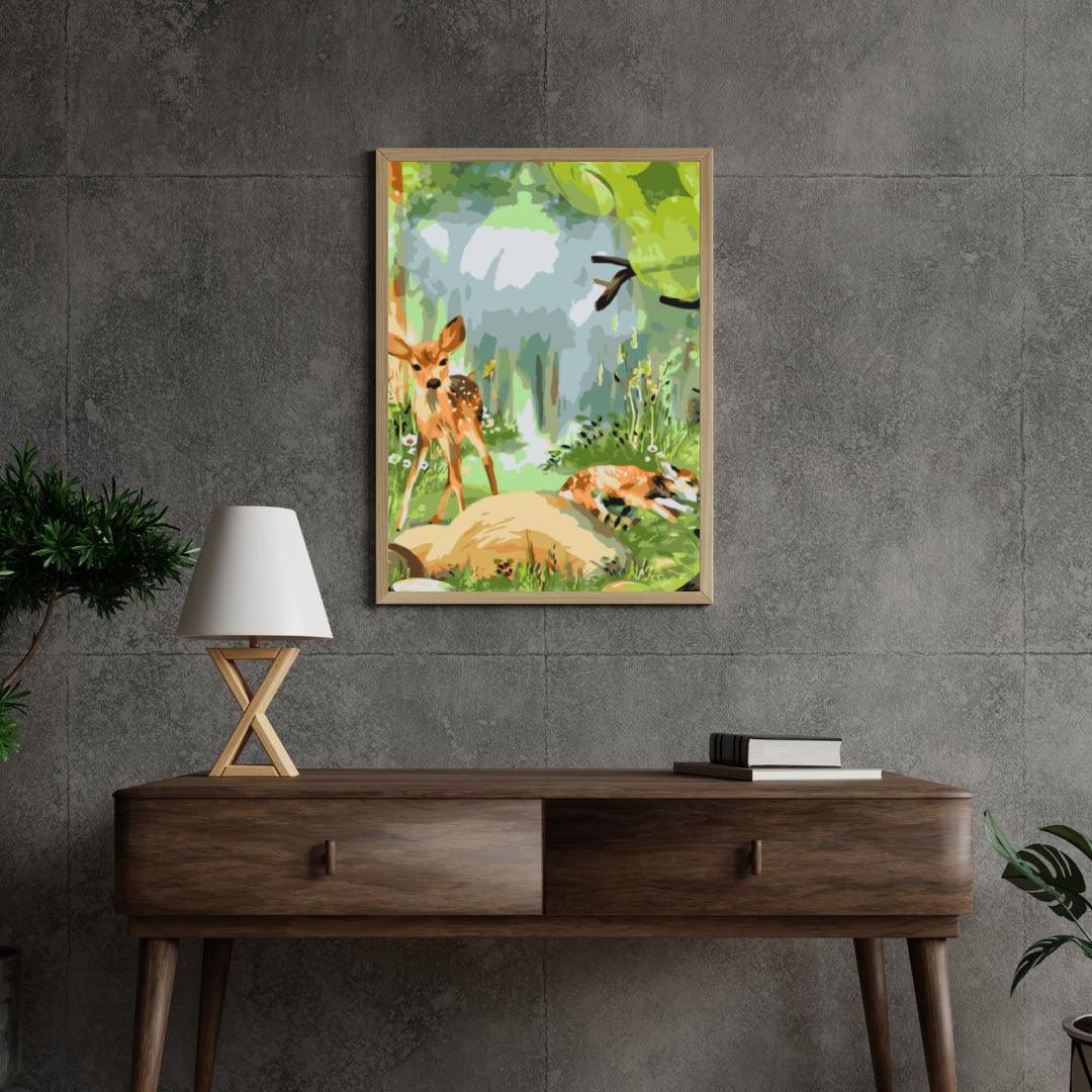 Diamantmaling - Hjort i skoven - SEOS®