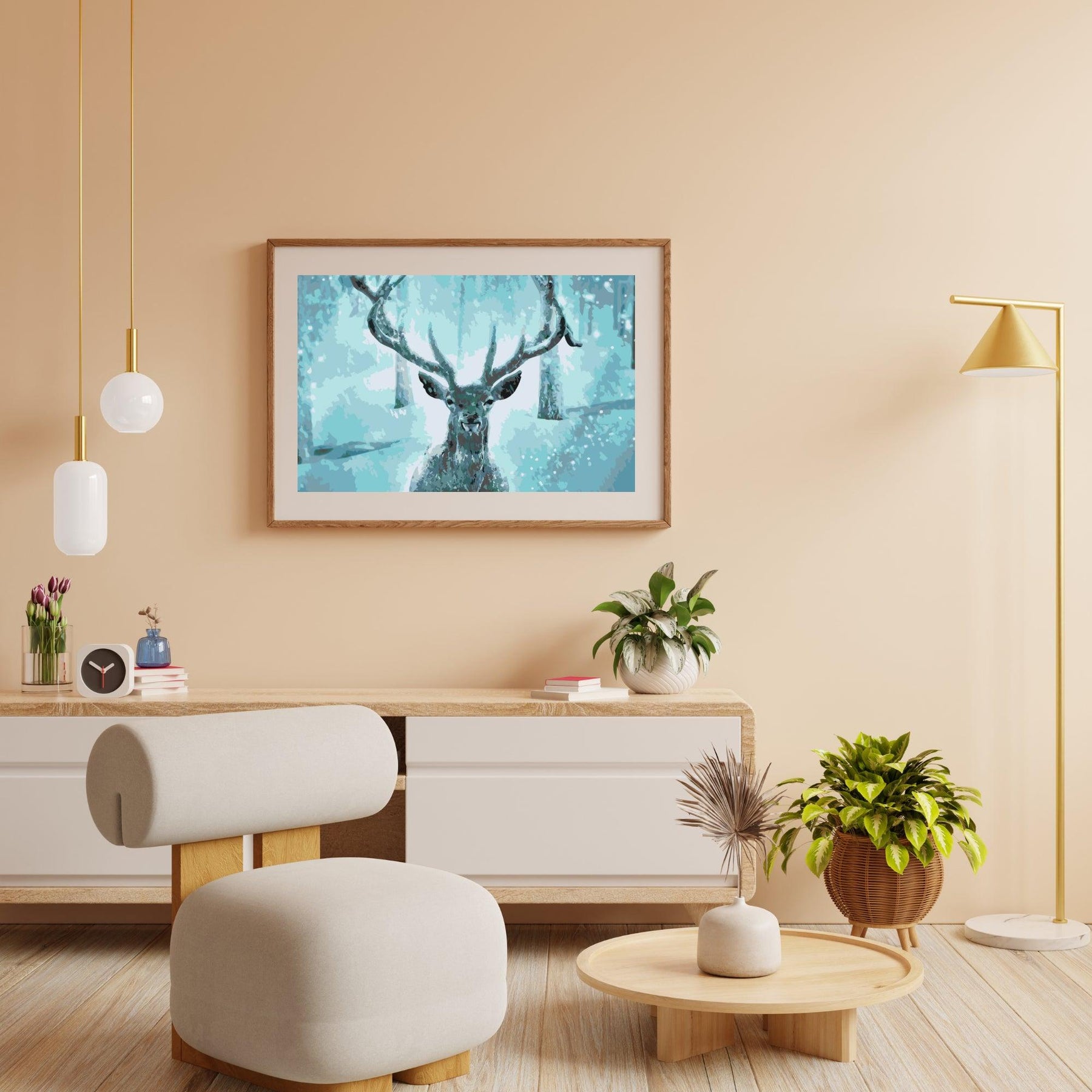 Diamantmaling - Sneklædte rensdyr - SEOS®