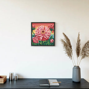 Mini diamantmaleri - Hedebølgeopblomstring