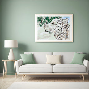 Diamantmaling - Hund i sneen - SEOS®