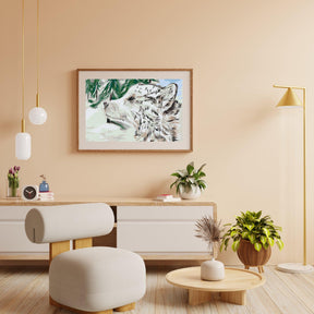 Diamantmaling - Hund i sneen - SEOS®