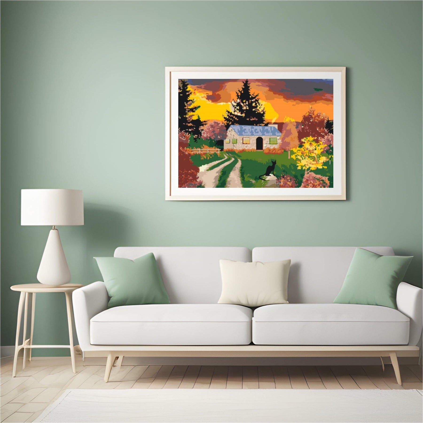 Diamantmaleri - Hus i naturen - SEOS Shop ®