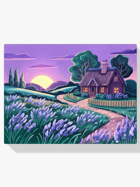 Diamantmaleri - Huset med stille drømme