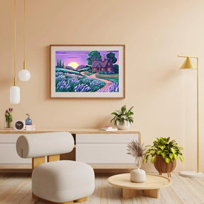 Diamantmaleri - Huset med stille drømme