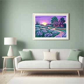 Diamantmaleri - Huset med stille drømme