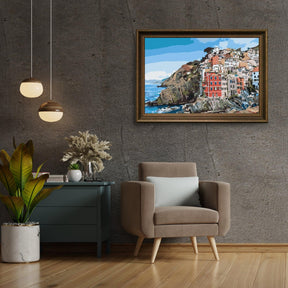 Diamantmaling - Huse på kysten - SEOS Shop ®