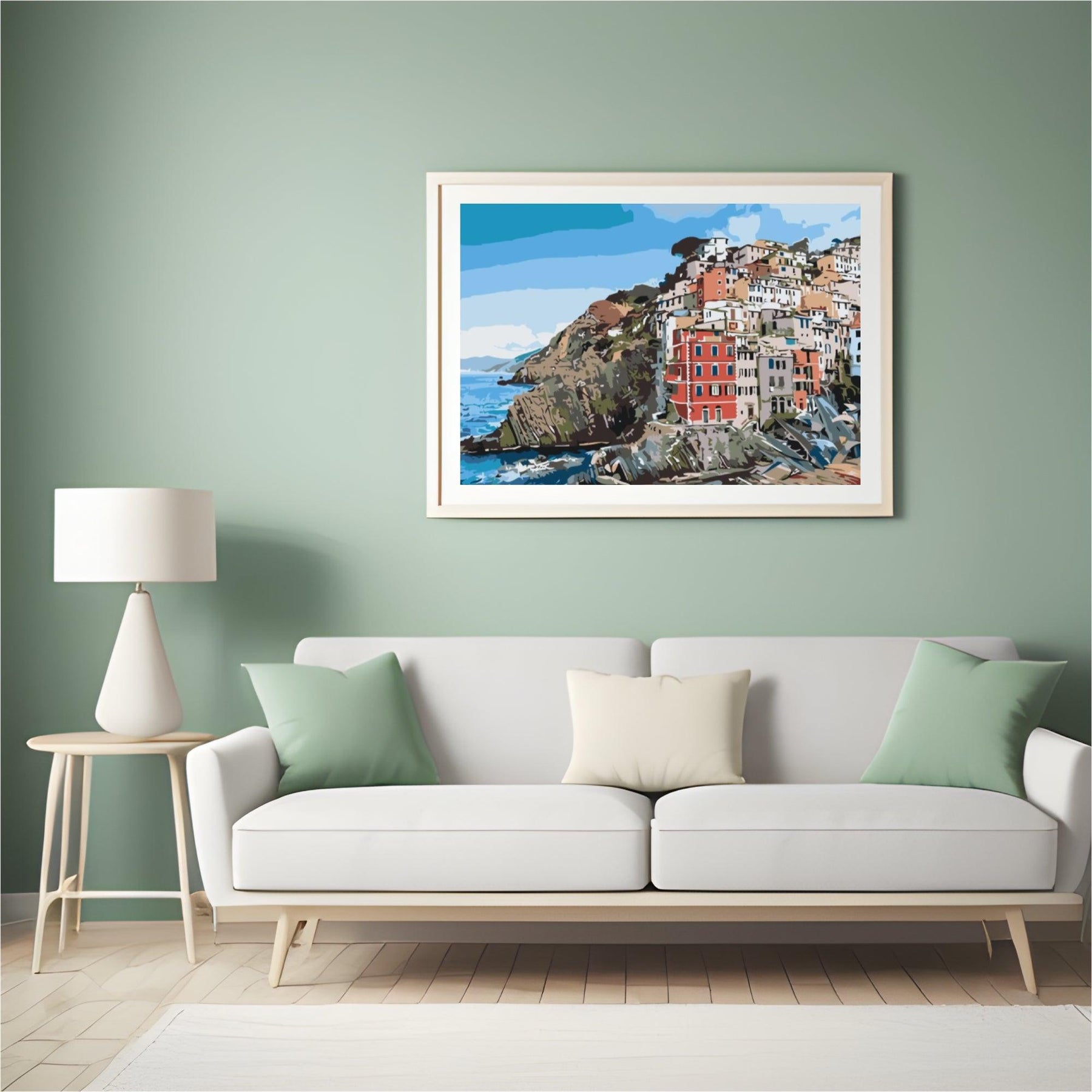 Diamantmaling - Huse på kysten - SEOS Shop ®