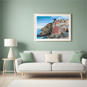 Diamantmaling - Huse på kysten - SEOS Shop ®