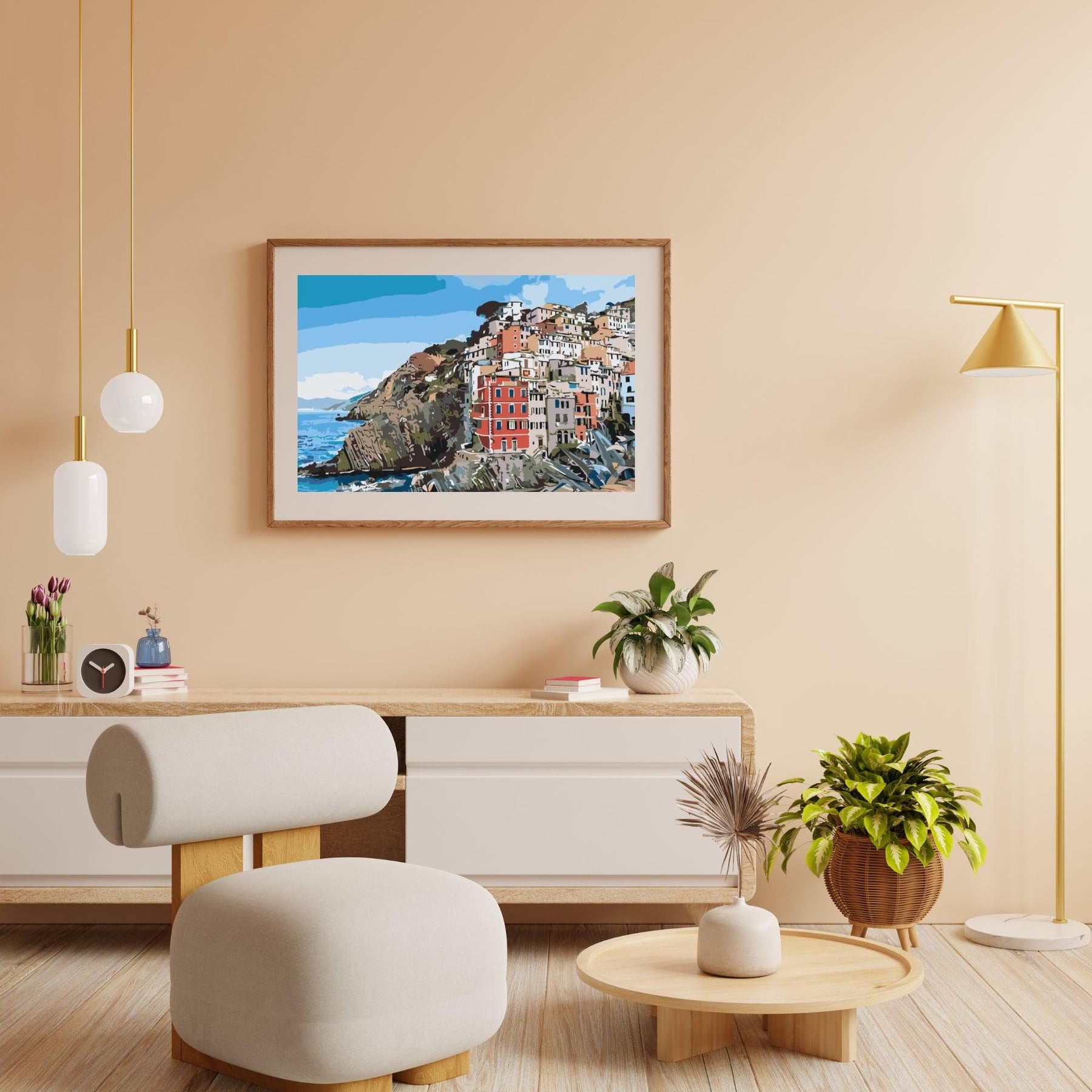 Diamantmaling - Huse på kysten - SEOS Shop ®