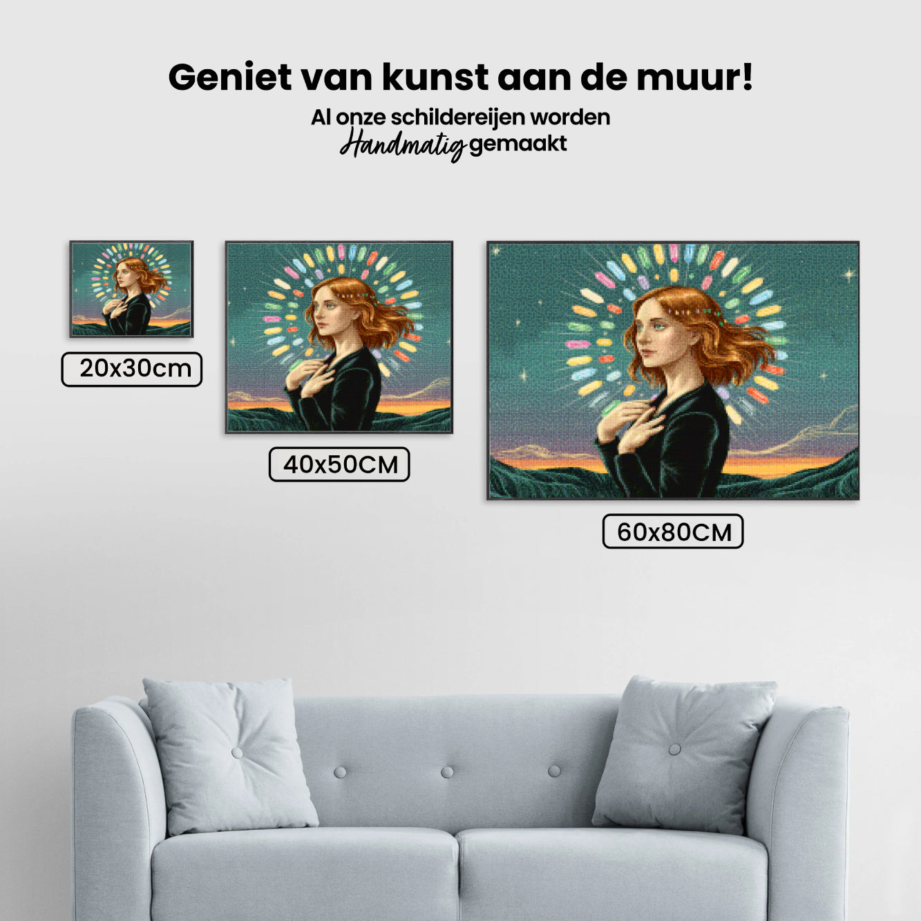 Diamantmaling - Indre udstråling