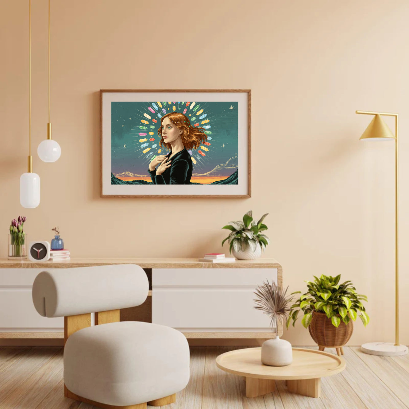 Diamantmaling - Indre udstråling