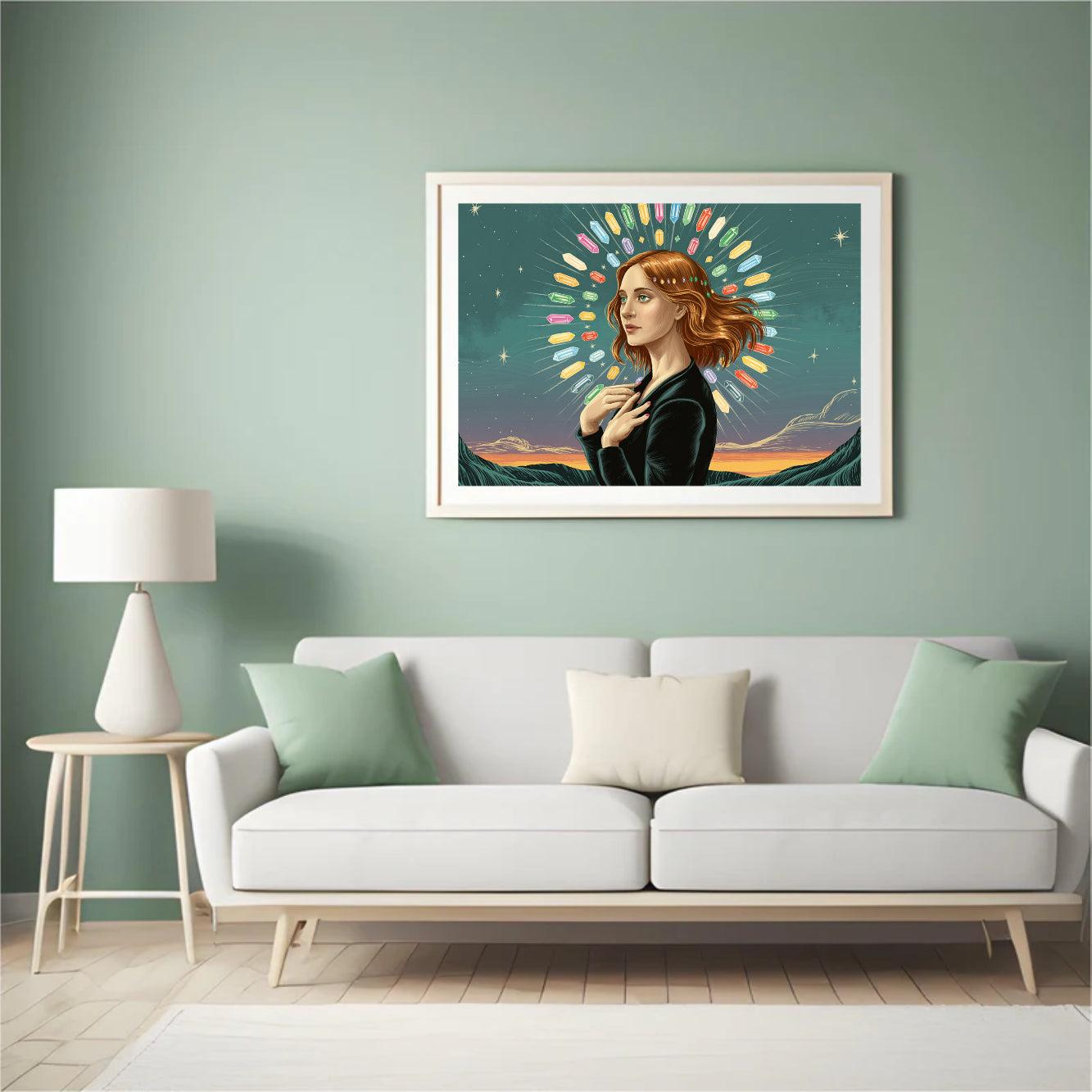 Diamantmaling - Indre udstråling