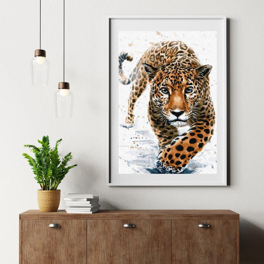 Diamantmaling - Leopardjagt - SEOS®