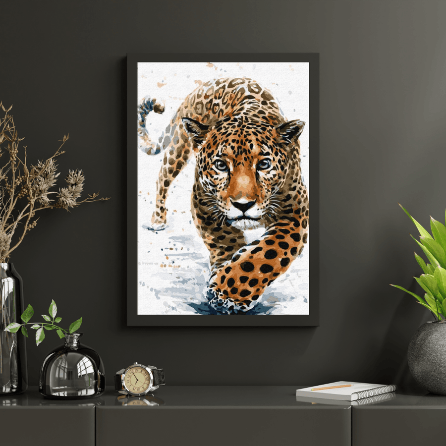Diamantmaling - Leopardjagt - SEOS®