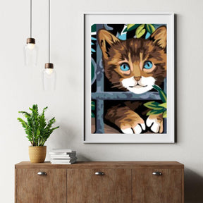 Diamantmaleri - Kat bag hegnet - SEOS®