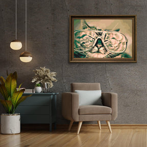 Diamantmaling - Kat med briller - SEOS®