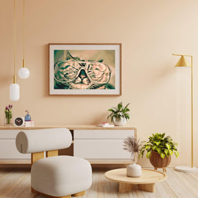 Diamantmaling - Kat med briller - SEOS®