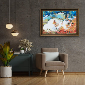 Diamantmaling - Kat under træet - SEOS®