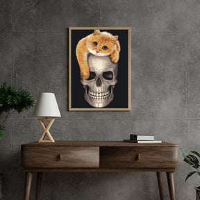 Diamantmaleri - Kat på kraniet - SEOS®