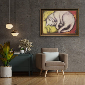 Diamantmaling - Kat på en gul pude - SEOS®