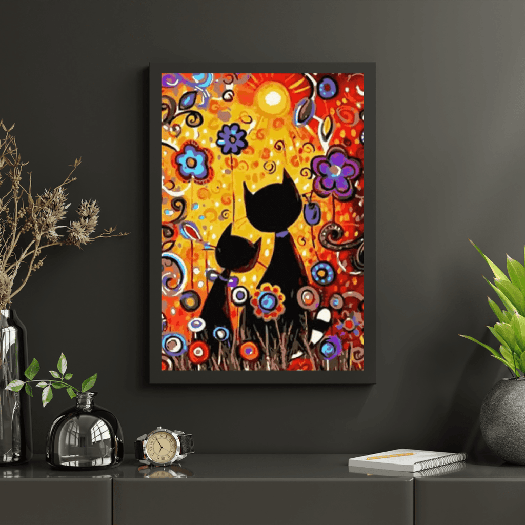 Diamantmaling - Killinger med blomster - SEOS®