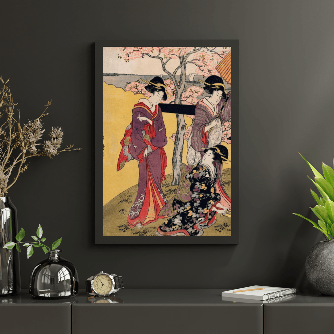 Diamantmaleri - Kirsebærblomstudsigt ved Gotenyama - SEOS Shop ®