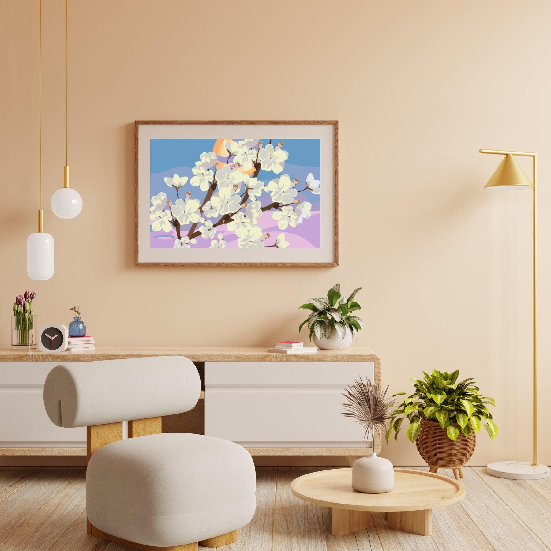 Diamantmaleri - Kirsebærblomster - SEOS Shop ®