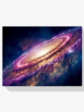 Diamantmaleri - Farverig galakse med stjerner og kometer