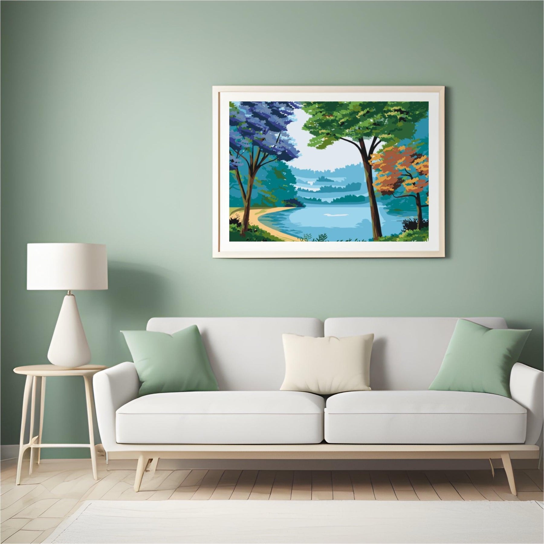 Diamantmaleri - Farverig Natur - SEOS Shop ®