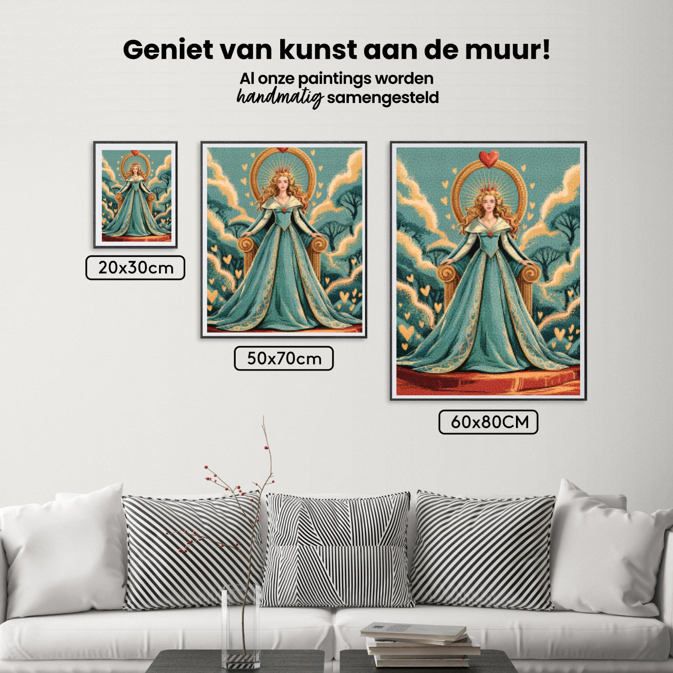 Diamantmaleri - Hjertets Dronning