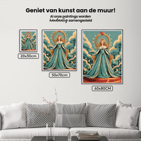 Diamantmaleri - Hjertets Dronning