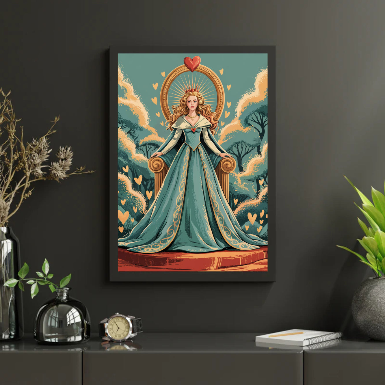 Diamantmaleri - Hjertets Dronning