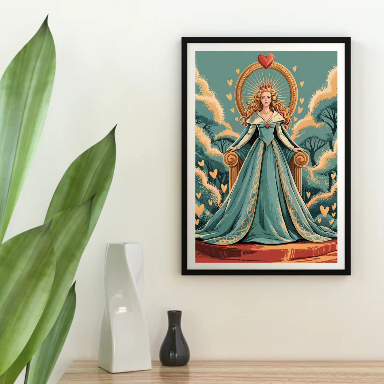 Diamantmaleri - Hjertets Dronning